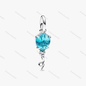 Pandora Blue Murano Glass Balloon Dangle Charm
